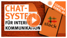 Slack Chat system für interne Kommunikation